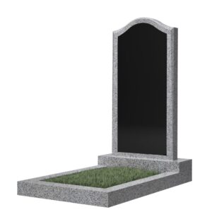 Памятник №22В комбинированный вертикальный 1000*500*50 (Гранит)