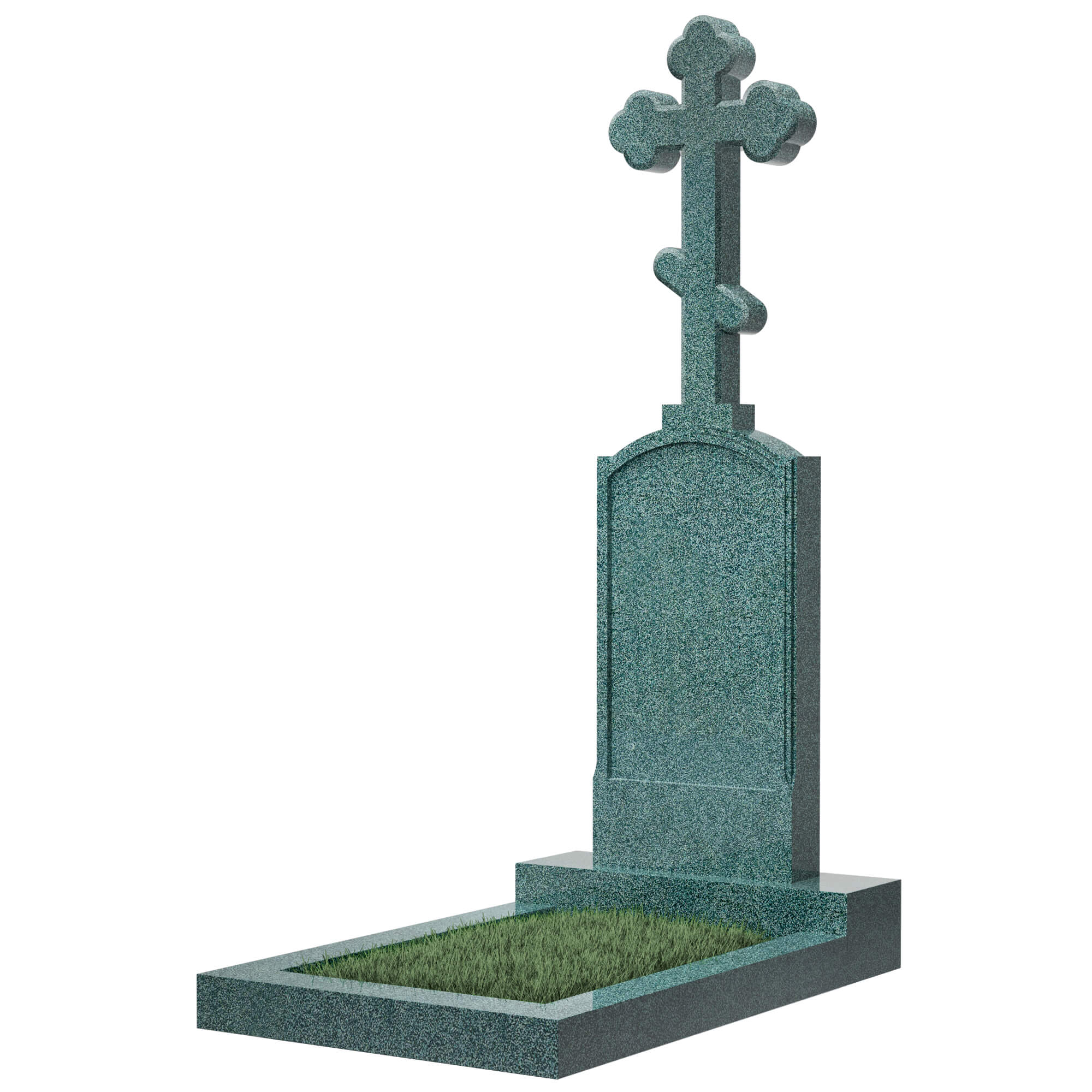 Памятник №69 резной вертикальный 1500*400*100 (Гранит)
